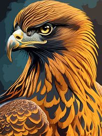 Schreitender Steinadler von Rizal Azhari