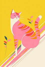 Cat in Pink no. 2 by Studio BB