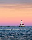 Chicago Harbor Lighthouse van Bart Hendrix thumbnail