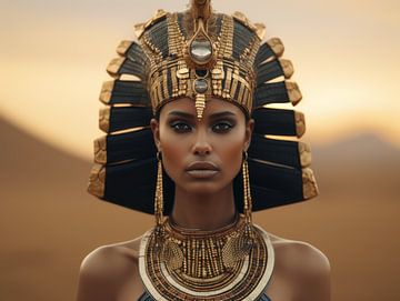 Afrikaanse Egyptische vrouw 16 van Ellen Reografie