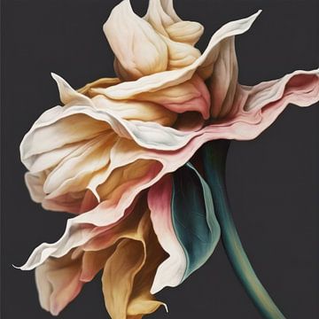 Zusammengesetzte Blumen in Pastell von Carla Van Iersel