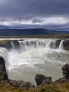 Wasserfall in Island von Gert-Jan Siesling