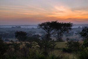 Sonnenaufgang in Uganda