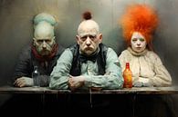 oude punkers aan tafel van Heike Hultsch thumbnail