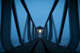 Lighthouse in the mist
