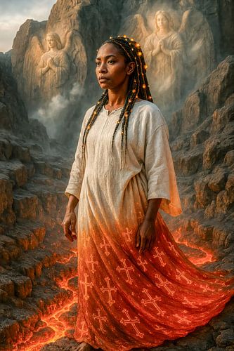 The prophetess of the fiery threshold