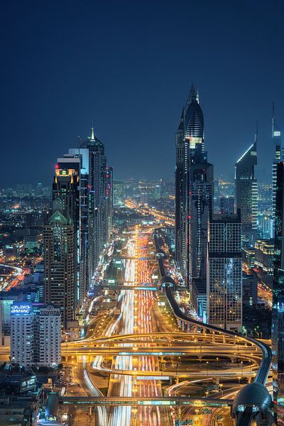 Dubai Sheikh Zayed Road by Stefan Schäfer