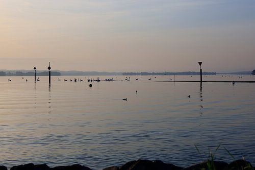 Lake Constance romance at sunrise
