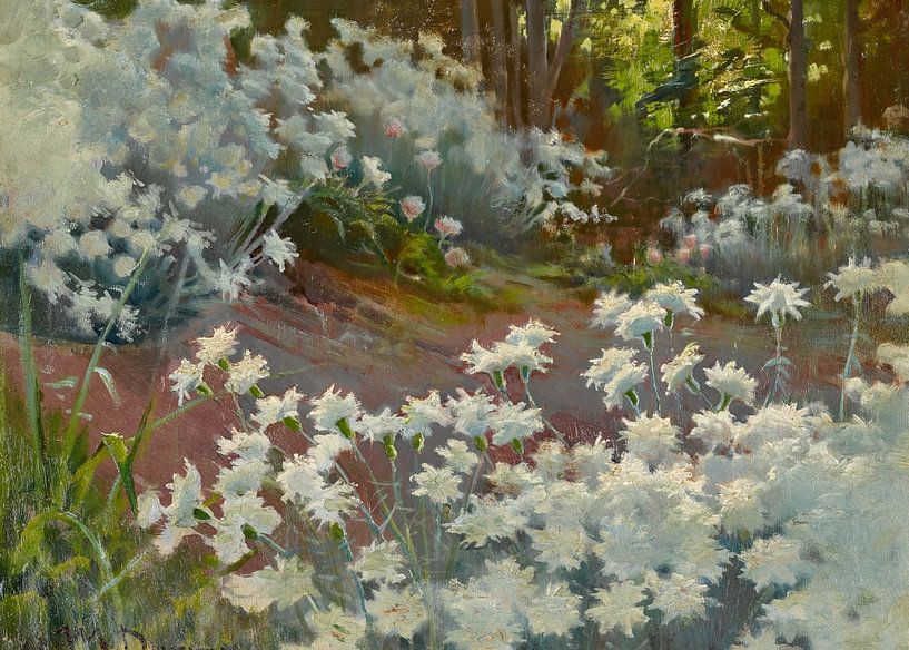 Ein Waldweg mit Blumen von Antonije Lazovic