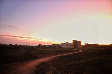 Sundown in Noordwijk, Holland van Bram Jansen