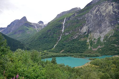 Uitzicht vanaf het uitzichtspunt Lodalen