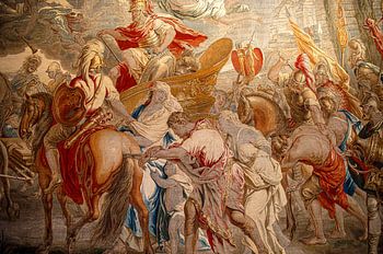 Tapestry Roman warrior