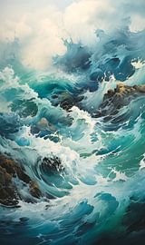 Dynamic Abstract by Virgil Quinn - Decorative Arts