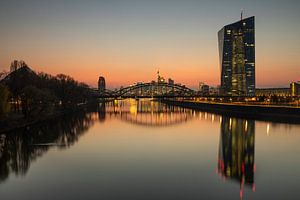 Frankfurt am Main Skyline von Frank Herrmann