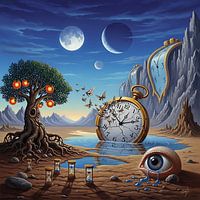 Traumlandschaft Surrealismus Kunst Malerei Meisterwerk