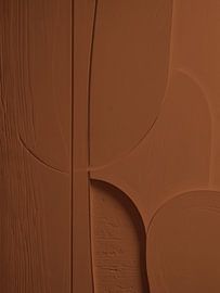 Botanisch Minimalisme - Organische vormen in Warm Terracotta van STUDIO ARTSY