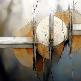 Abstracte natuur van Ton Kuijpers