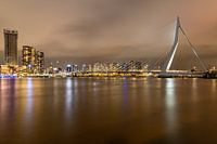 Erasmusbrug Rotterdam verlicht