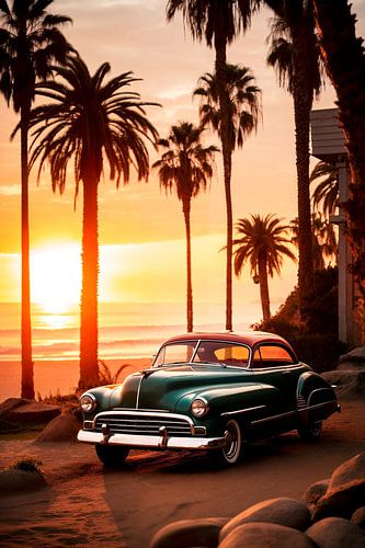 Vintage sunset