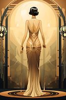 Flapper chic in gold