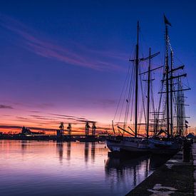 Kampen harbour by Sylvain  Poel