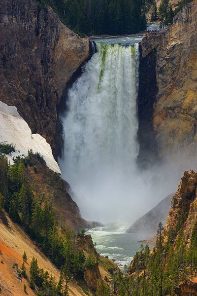 Chutes inférieures sur la rivière Yellowstone, Wyoming, USA par Henk Meijer Photography