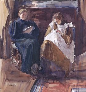 Barbara Elisabeth van Houten, Leserin und Stickerin