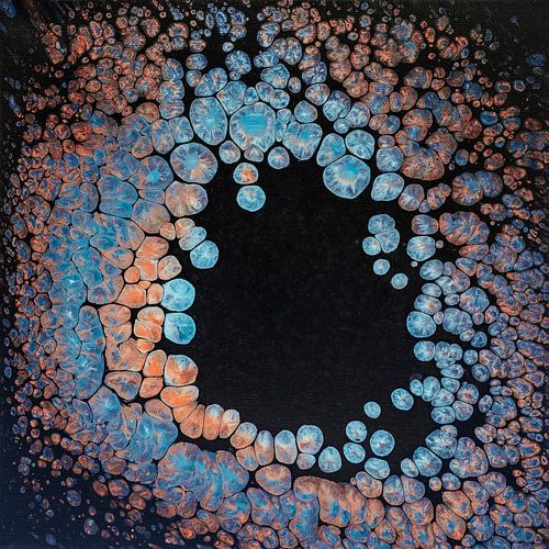 Infinity-abstract-minimalistisch-acrylverf op canvas