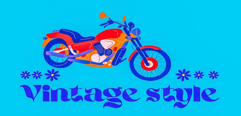 Oldtimer-Motorrad von Sheeba George