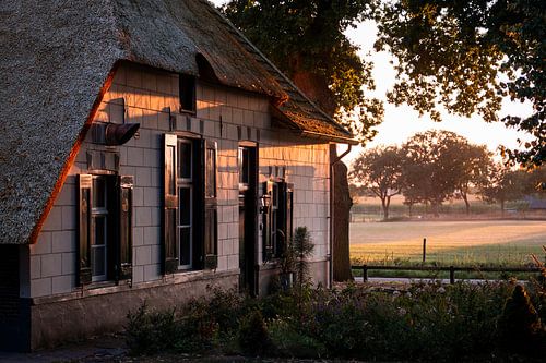 Zonsondergang in Haarle