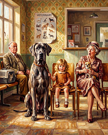 veterinarian waiting room by Jan Keteleer