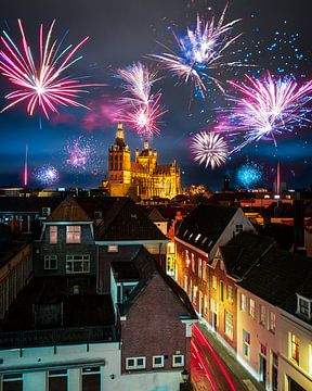 Saint-Jan Den Bosch fireworks show by Joost Smits Photography