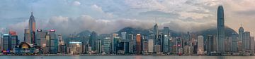 Hongkong Skyline van Photo Wall Decoration