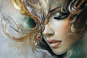 Femme au masque d'or