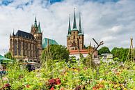 La cathédrale d'Erfurt et l'église St. Severus par Gunter Kirsch Aperçu