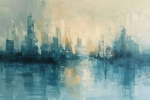 City Reflection Abstract