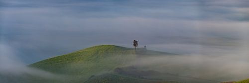Hilly landscape near Volterra, Tuscany, Italy