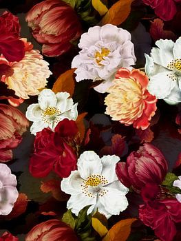 Middernachtelijke rozentuin