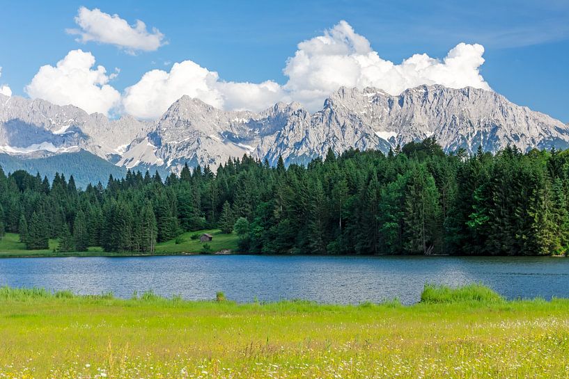 Geroldsee near Krün in the Karwendel mountains (Bavaria) by ManfredFotos