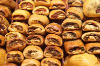 Sandwiches in der Lebensmittelhalle (Foodhall) Mercat de la Boqueria