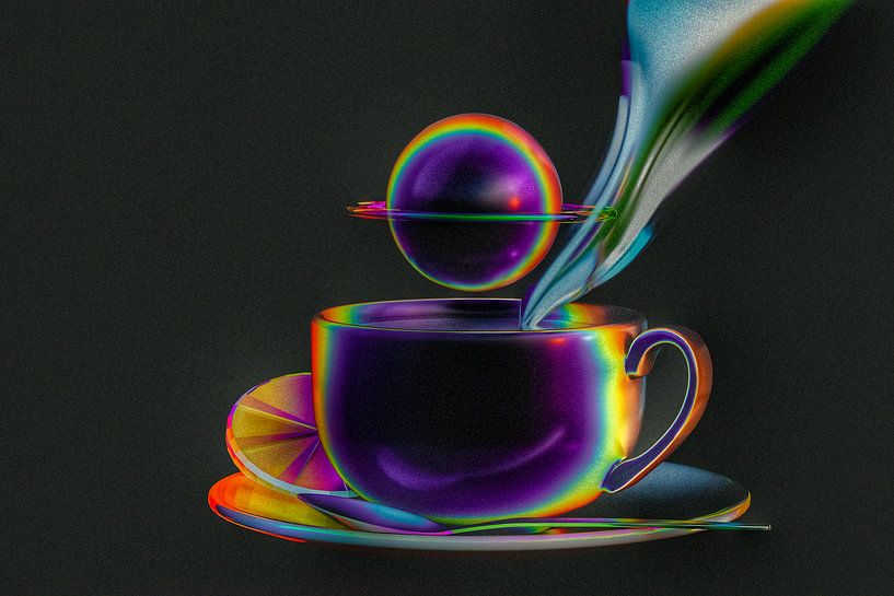 Coffee in Space by Truckpowerr