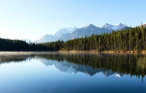 Reflection of the Canadian Rockies