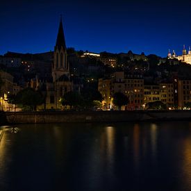 Lyon by night by Mathias Ulrich