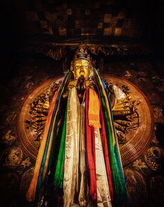 Buddha in einem abgelegenen tibetischen Kloster von Rudmer Hoekstra