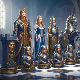 Seltsame Schachfiguren von Jutta Maria Pusl