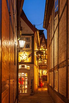 Schnoor, Kerstverlichting, Bremen