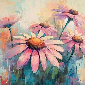 Merry Flower Field by Wonderful Art