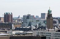Het uitzicht op de binnenstad van Rotterdam met diverse bekende gebouwen van MS Fotografie | Marc van der Stelt thumbnail