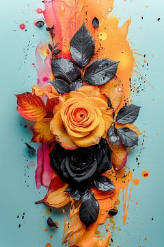 Autumn flame by Klaus Tesching - Art-AI