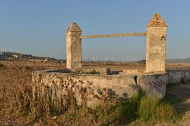 Medieval fountain in the small town of Conil de la Frontera